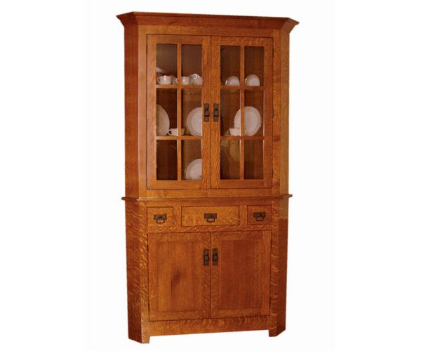 Grandwood Mission 32" Corner Hutch