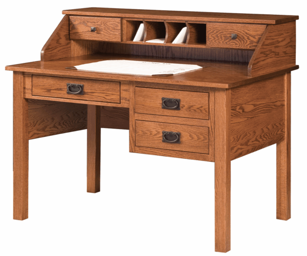 Mission Desk With Paymaster Hutch