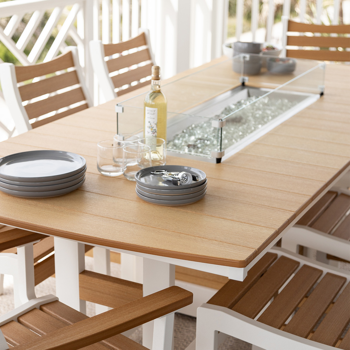 Garden Classic 44" x 96" Fire Table - Image 2