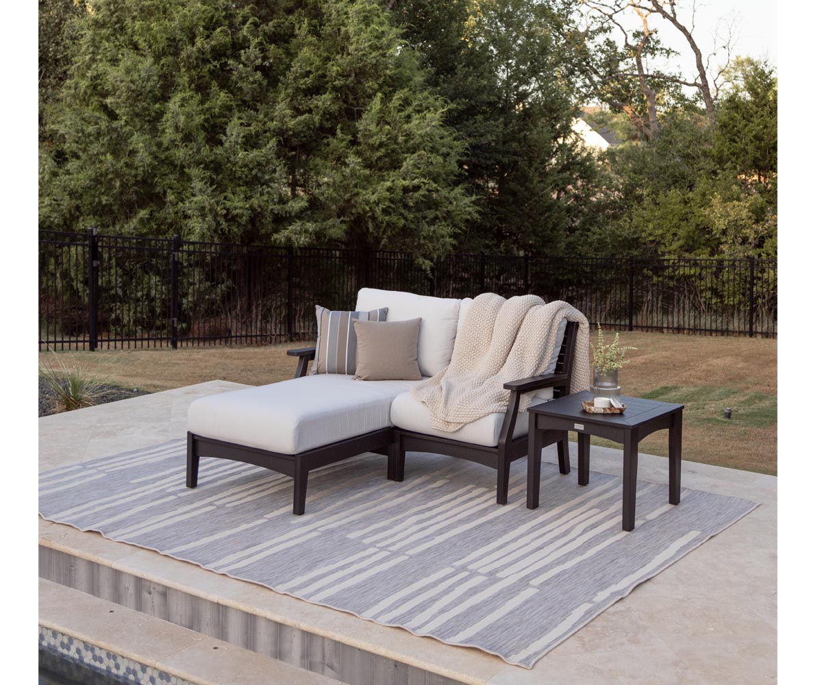 Classic Terrace Arm Chaise Lounge - Left - Image 2