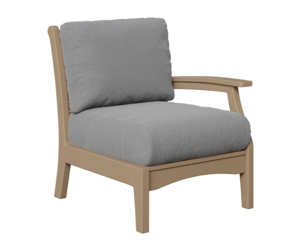 Classic Terrace Left Arm Sectional Club Chair