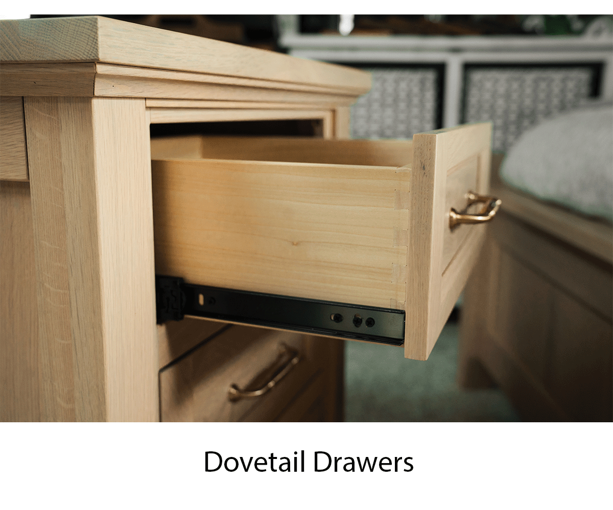 Barn Floor 4 Drawer File Cabinet - Image 2