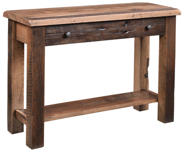 Reclaimed Post Mission Sofa Table