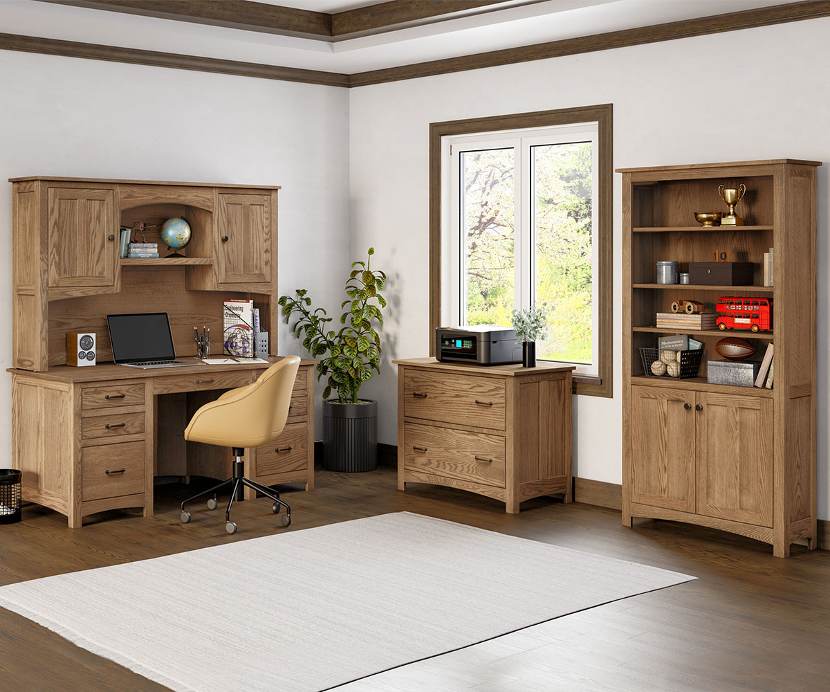 Oakridge Double Pedestal Desk - Image 3