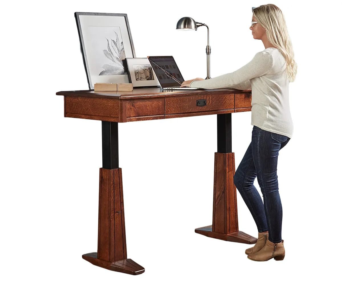 Grant Electric Sit To Stand Writers Desk