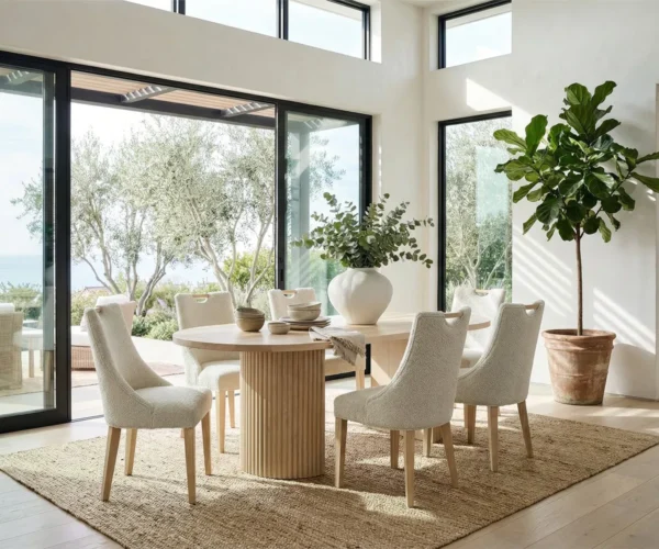Rainier Double Pedestal Dining Collection