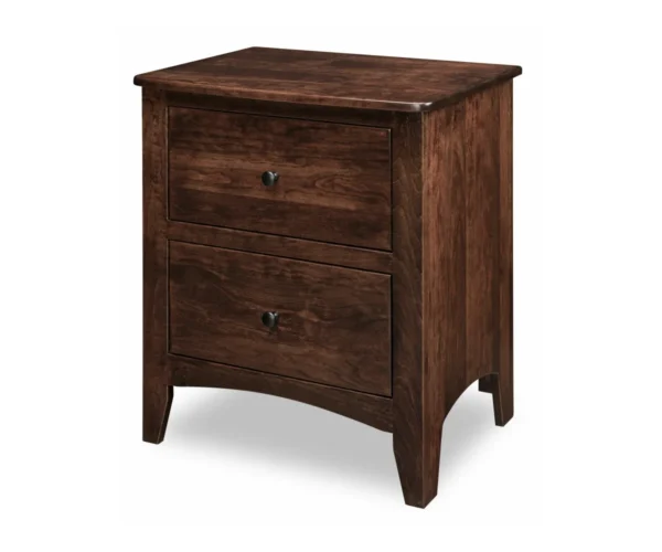 Carlston 2 Drawer Nightstand